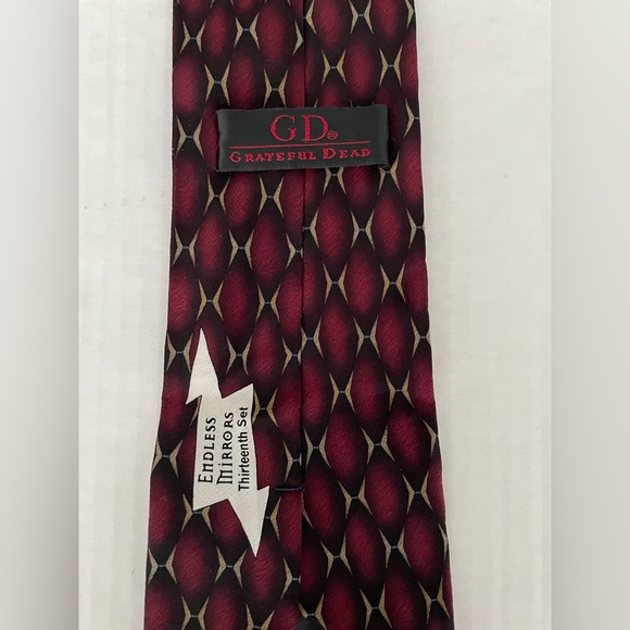 Vintage Grateful Dead Endless Mirrors 13th Set Silk Tie - Picture 2 of 5